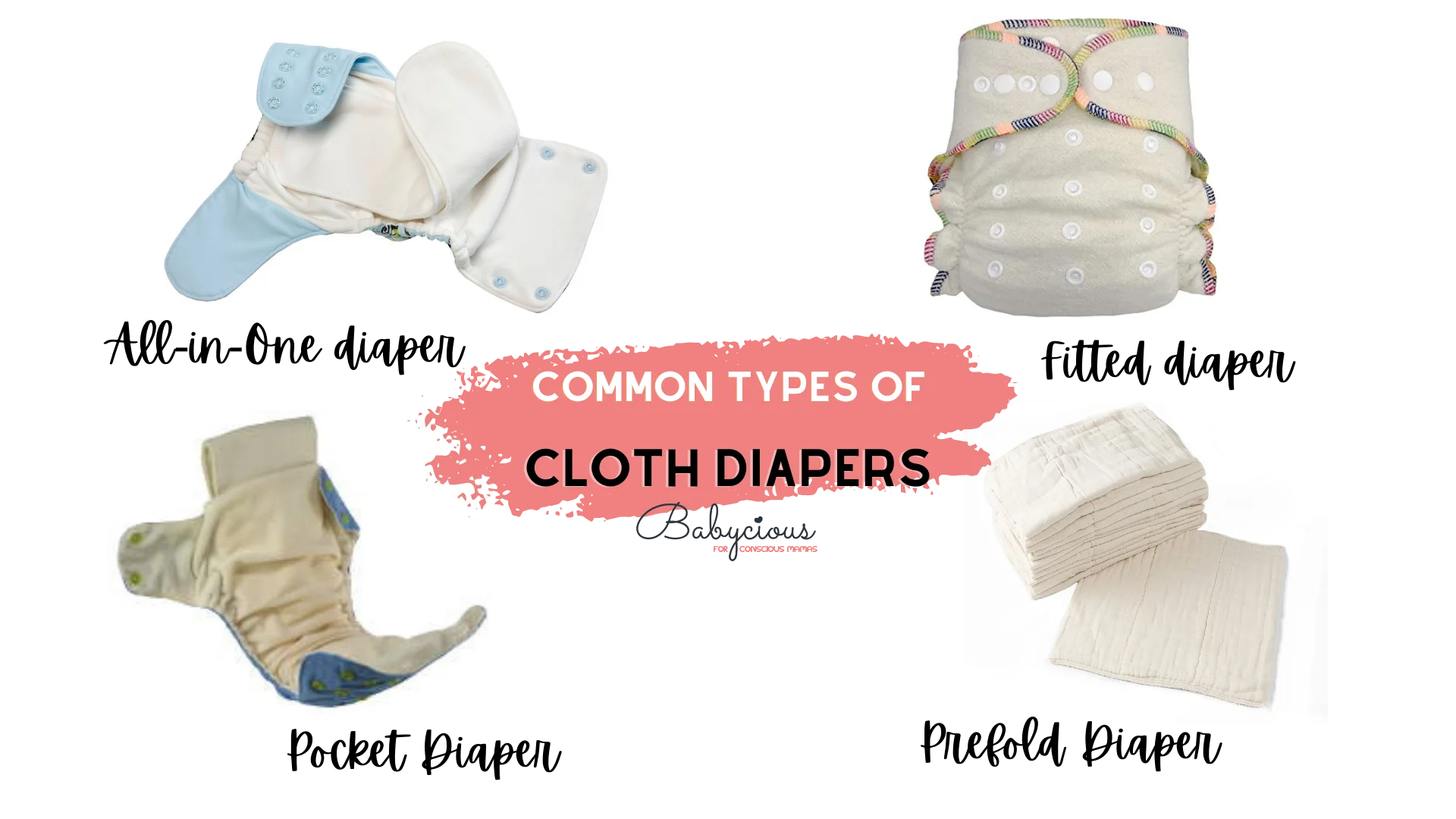 Types of Cloth Diapering diapers