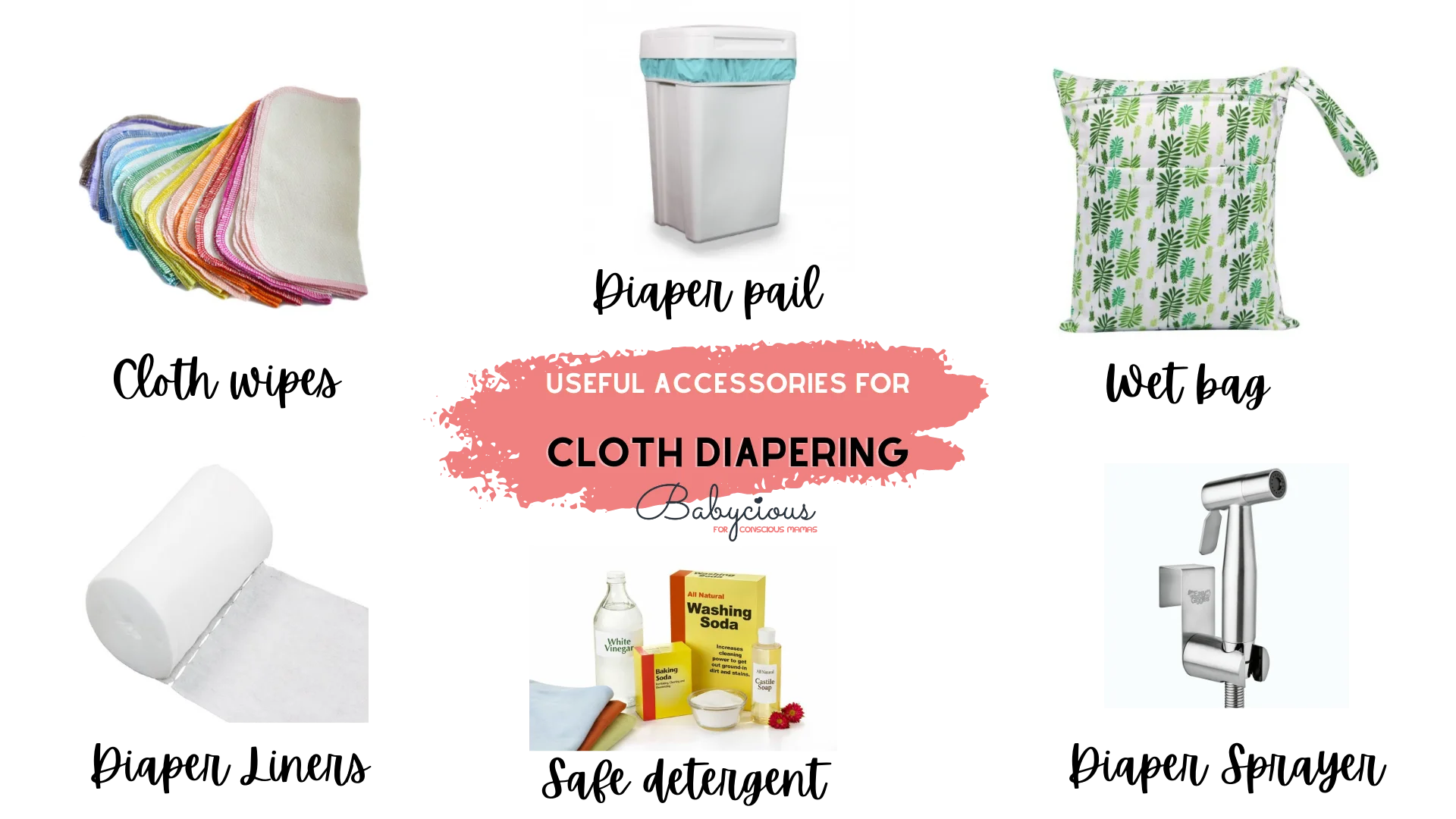 Cloth diapering accessories