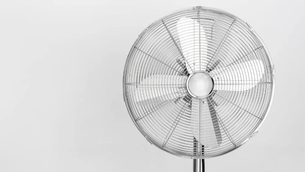 Use fan to reduce humidity in baby room